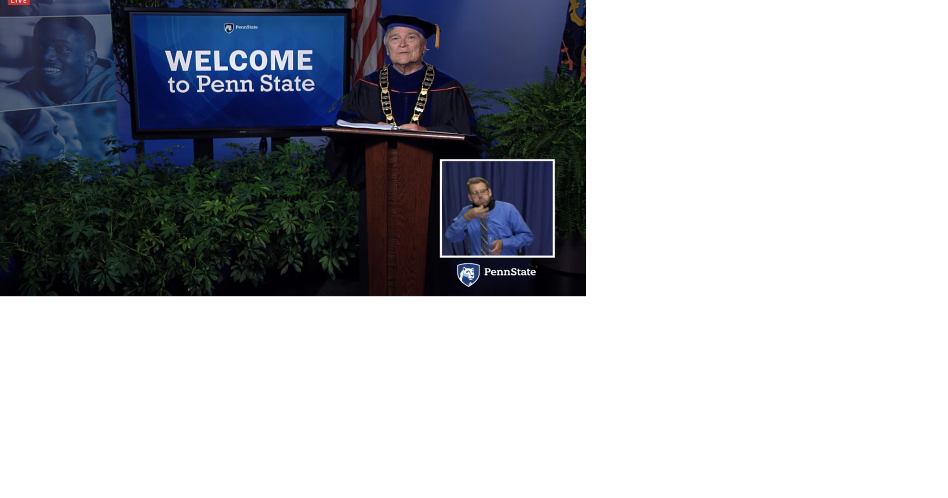 Penn State’s virtual convocation features former astronaut, various
