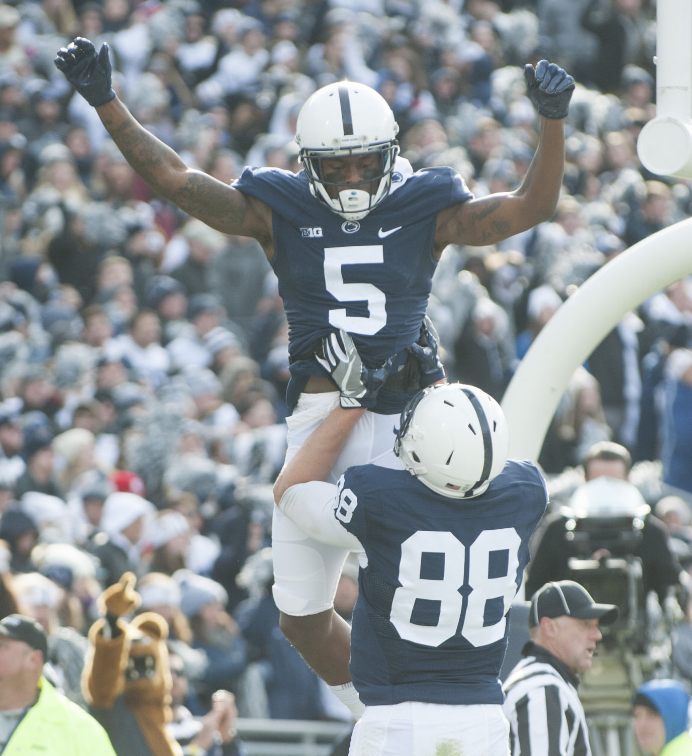 DaeSean Hamilton Talks PSU Receptions Record 