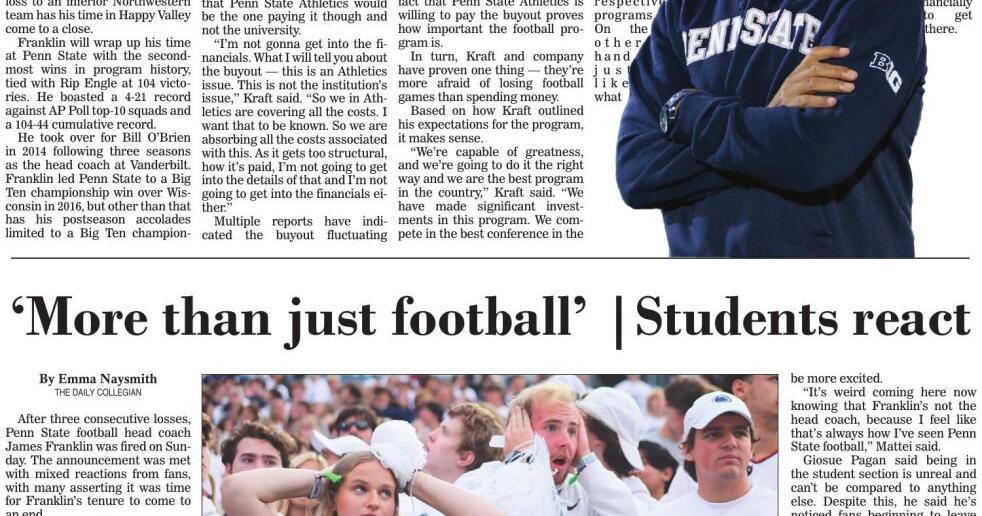 The Daily Collegian for Oct. 17, 2025 | Print Editions | Daily ...
