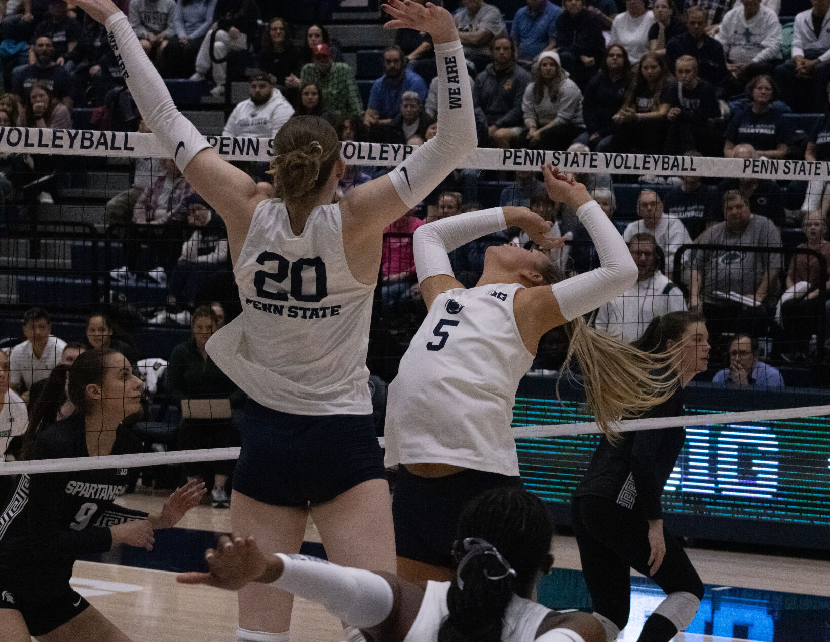 Penn State Women's Volleyball v. Michigan State, Holland & Podraza