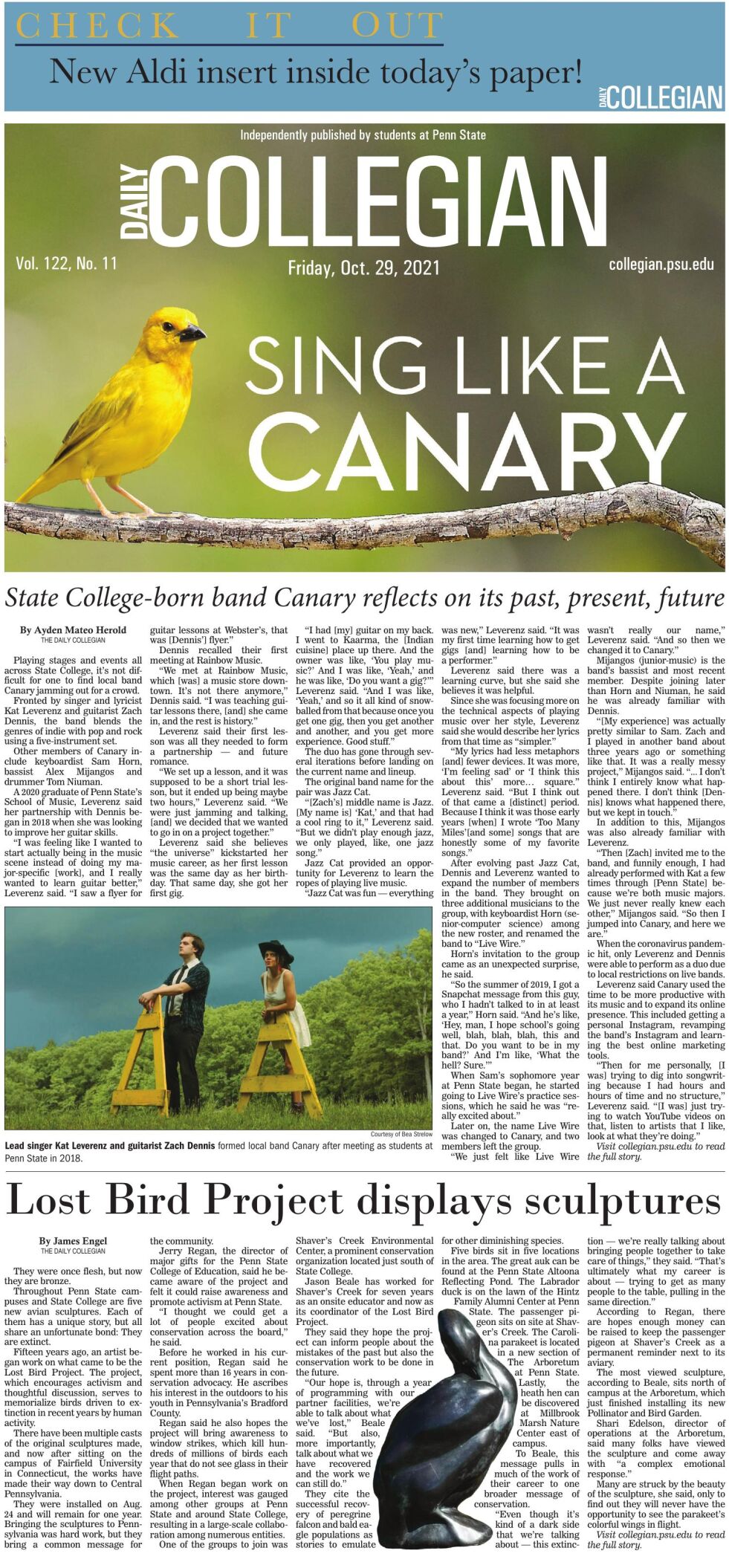 The Daily Collegian for Oct. 29, 2021