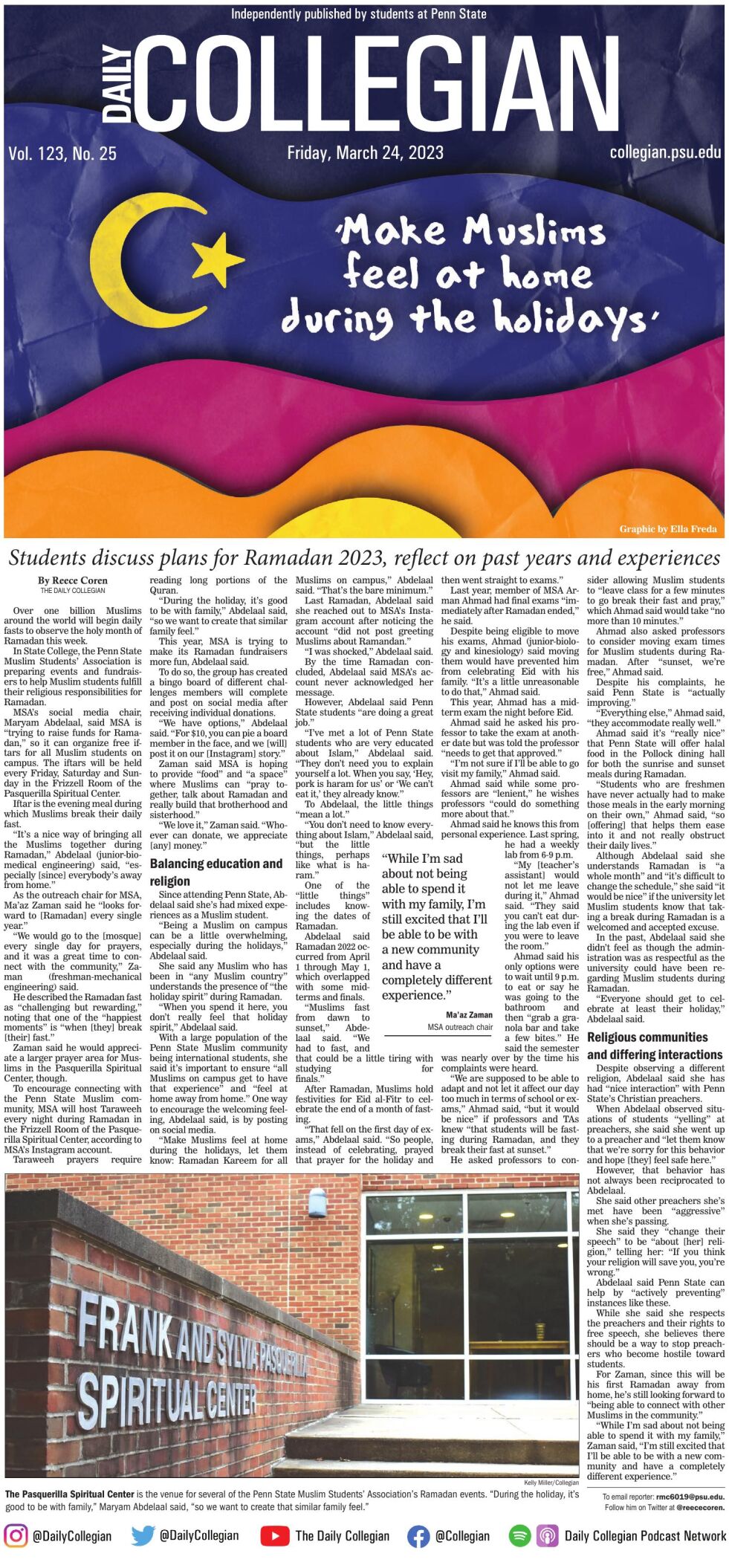 The Daily Collegian for March 24, 2023