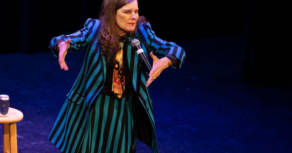 Paula Rants Comedian Paula Poundstone laughs with the audience at The State Theatre ...