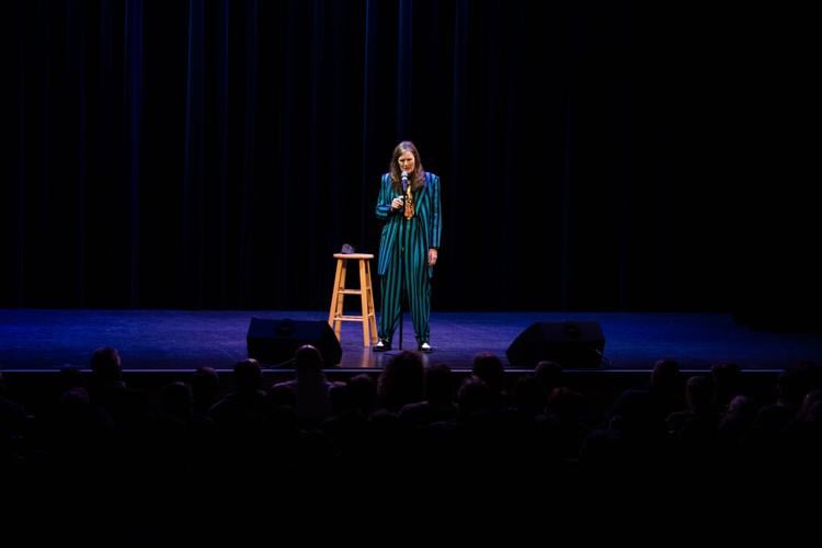 Paula Rants Comedian Paula Poundstone laughs with the audience at The State Theatre ...