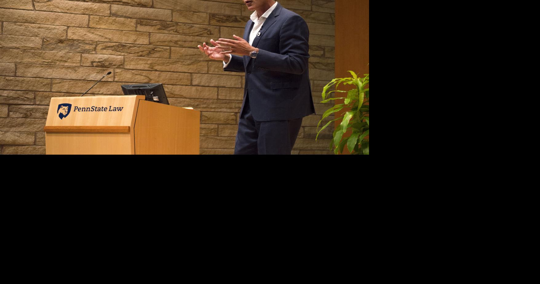 Professor at Yale Law takes Penn State stage to discuss his latest book ...
