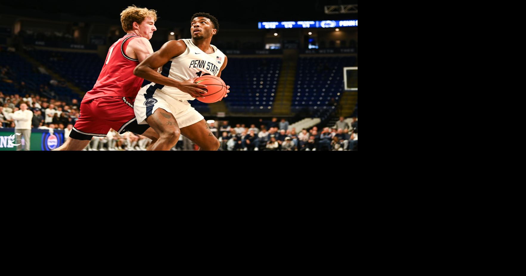 Men's basketball vs. Fairfield, Josh Reed holds | | psucollegian.com