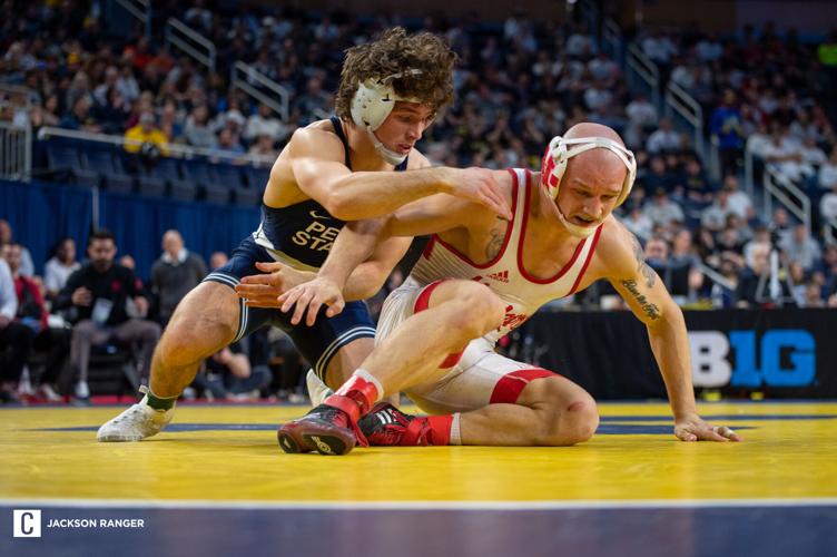 Penn State wrestling’s Levi Haines upsets No. 1 Peyton Robb to capture