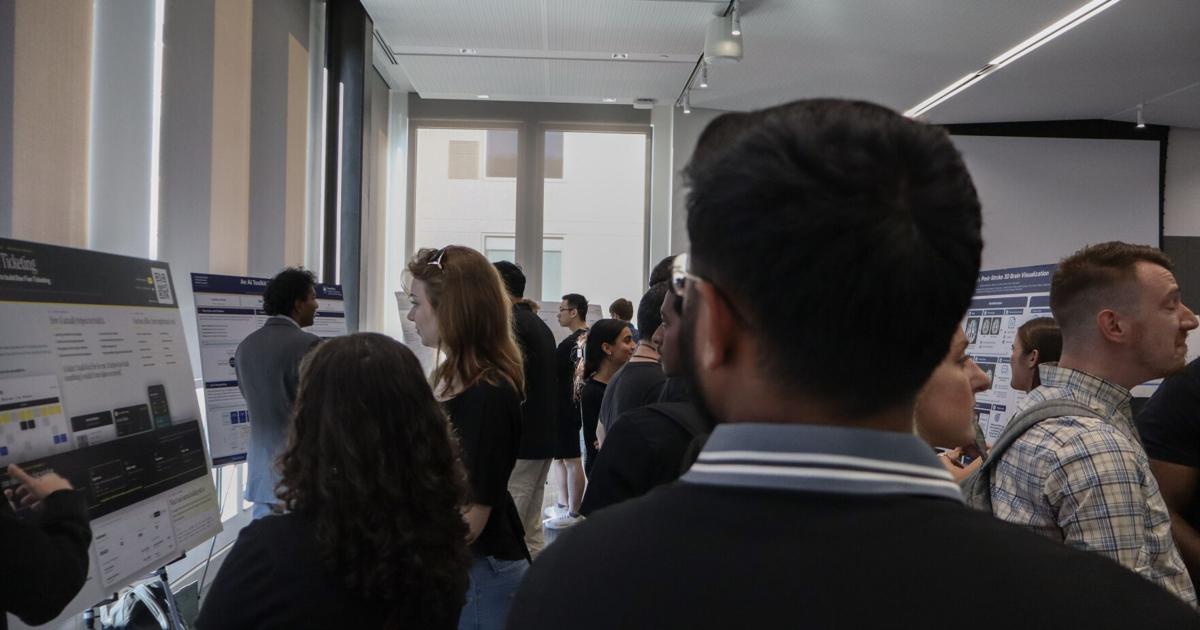 Students present artificial intelligence projects at AI showcase Students present artificial intelligence projects at AI showcase
