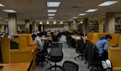 Pattee Library. Interior Tips on how to overcome the struggles of senioritis | Column | Columns ...