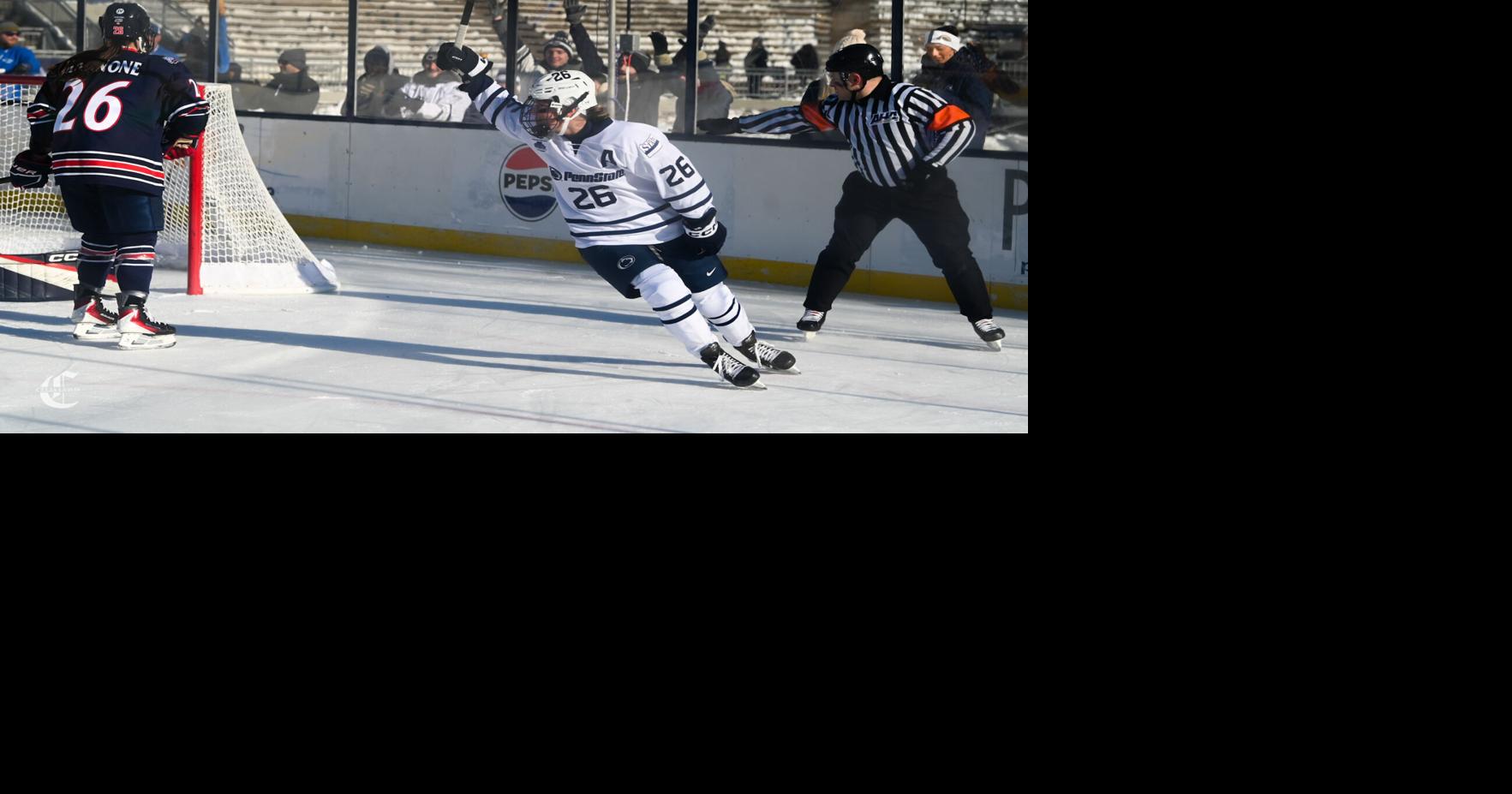 2-goal second period lifts No. 4 Penn State women’s hockey to win over Robert Morris at Beaver Stadium