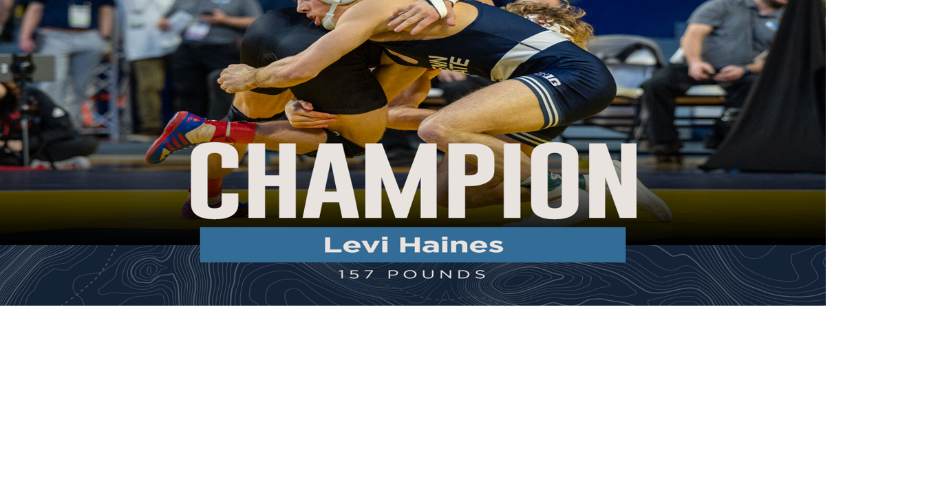 Penn State wrestling's Levi Haines claims 1st career Big Ten