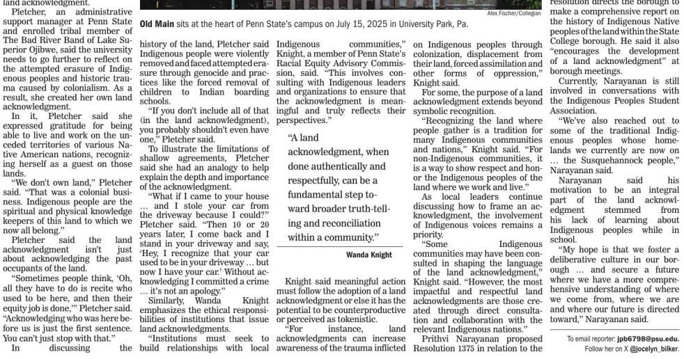 The Daily Collegian for Sept. 12, 2025 | Print Editions | Daily ...