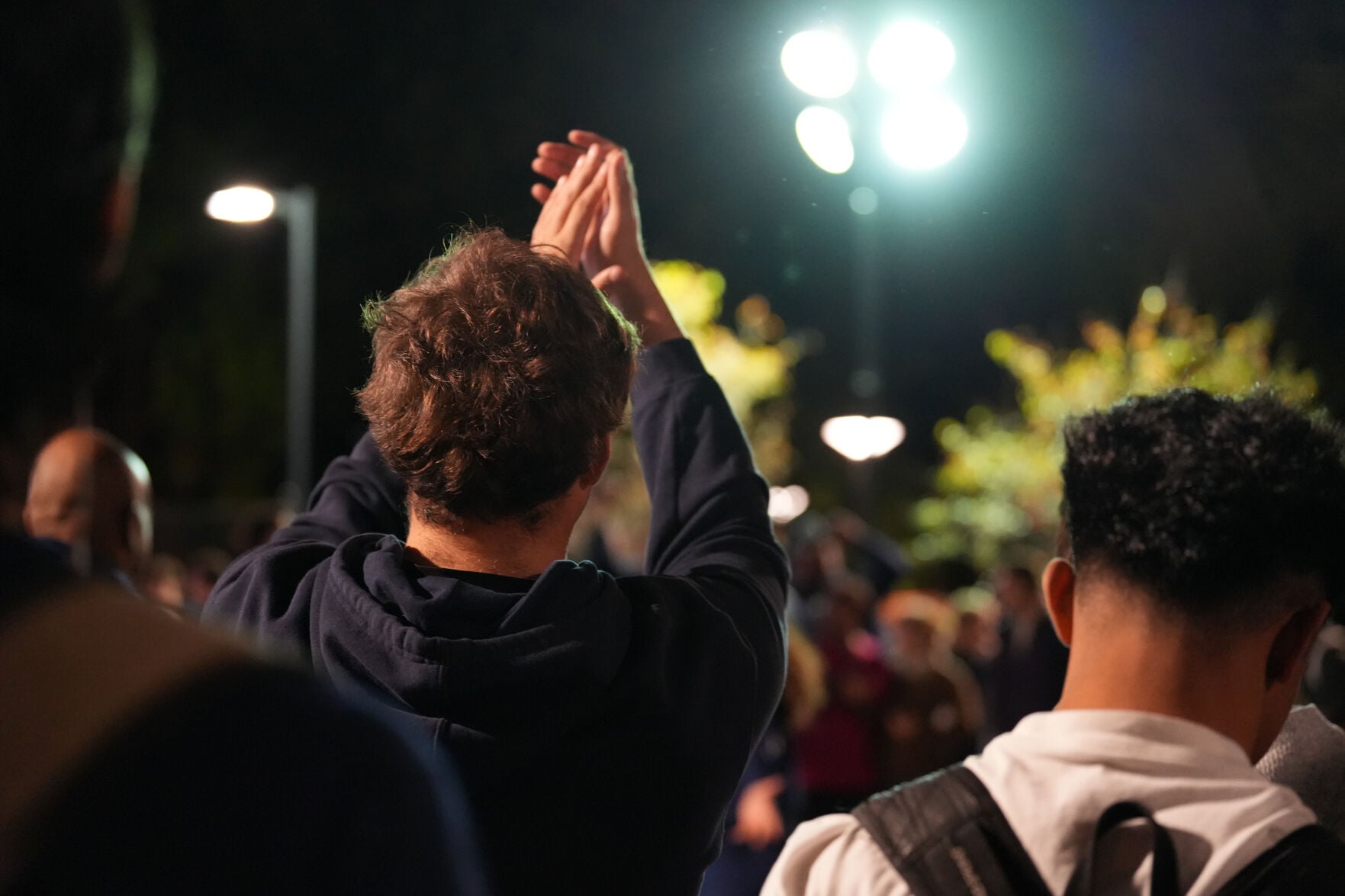 Clapping Sus Ball at East Hall, student clapping | | psucollegian.com