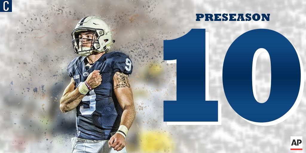 Penn State Football Ranked No. 10 In Preseason AP Poll | Penn State ...