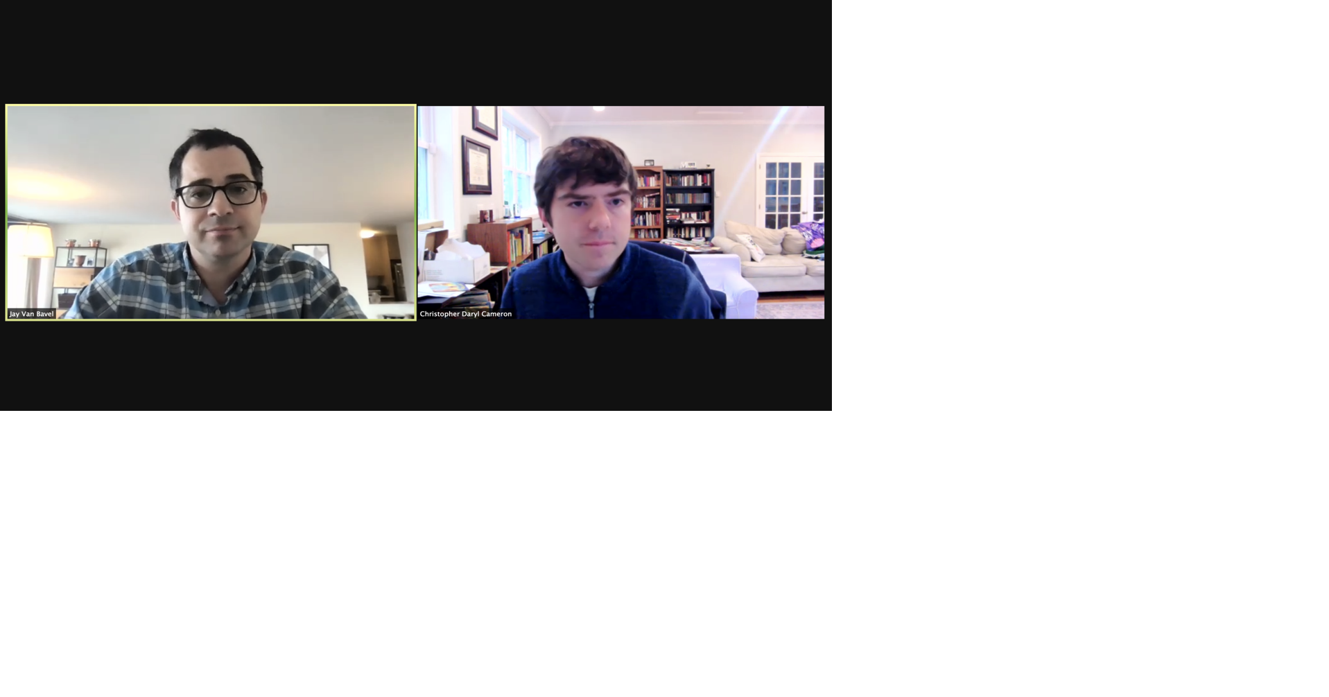 Jay Van Bavel discusses partisan influence on the pandemic during Penn