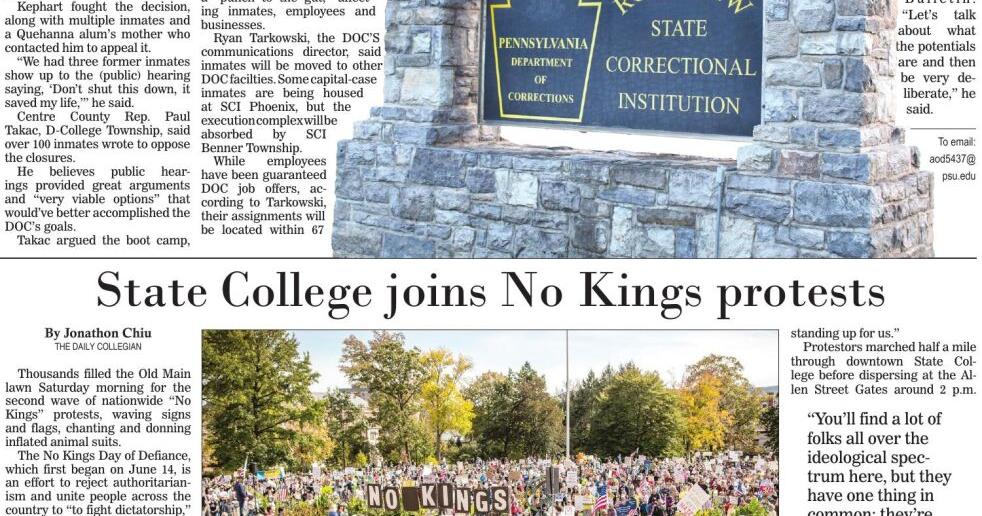 The Daily Collegian for Oct. 24, 2025 | Print Editions | Daily ...