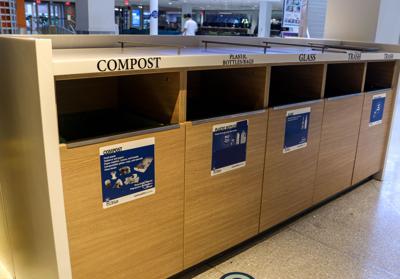Penn State Recycling and Composting Bins