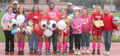 Girls soccer senior day 2021