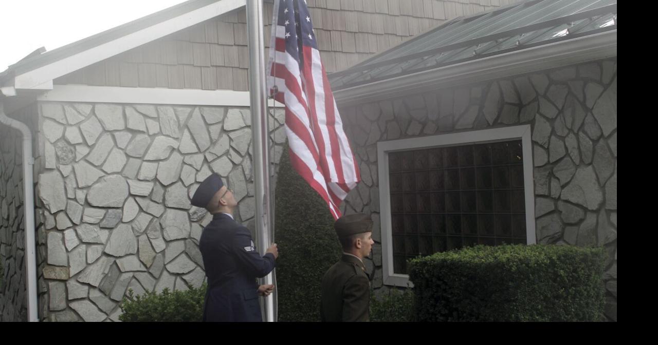 Sykesville Eagles dedicates new flag and flagpole to veterans and first