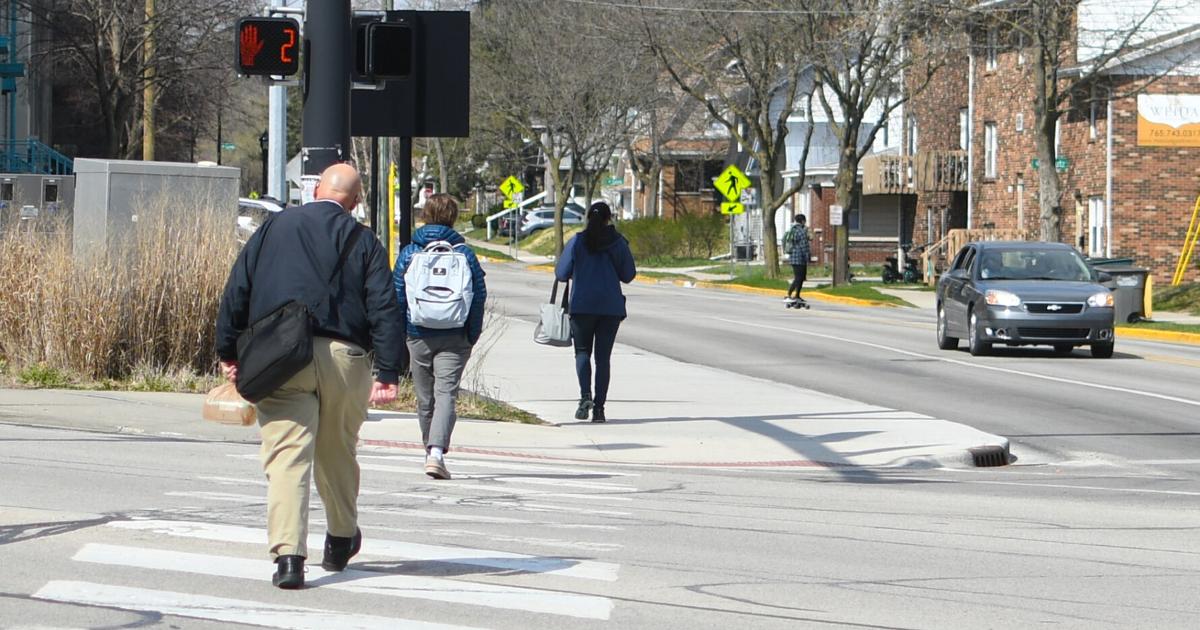 Photo gallery: Northwestern crosswalk pattern | | purdueexponent.org