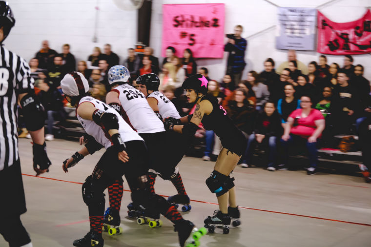 3/8/14 Roller Derby, Lafayette Brawlin' Dolls vs. Naptown's Third Alarm Gallery