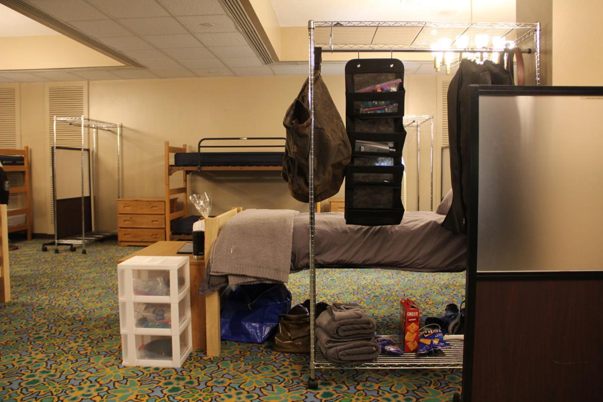 Temporary Housing in Shreve Hall, Wiley auxiliary housing Campus