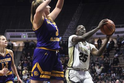 Purdue Women S Basketball Boilers Fend Off Bulldogs On Home Court