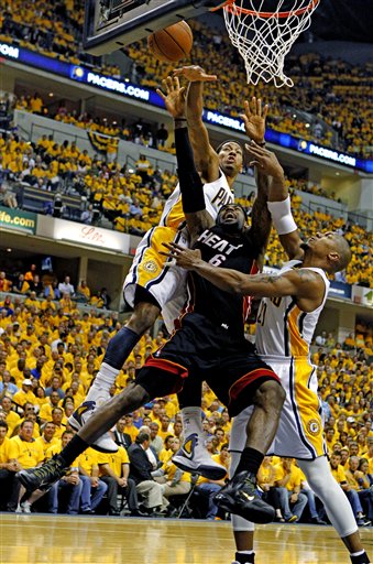 5/24/12 Pacers vs. Heat, LeBron James 