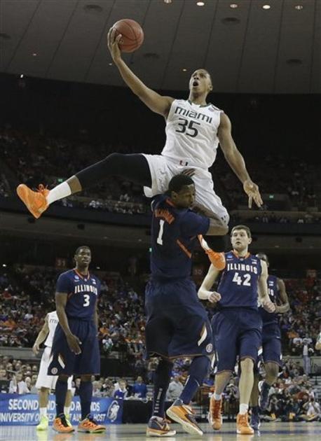 3 24 13 Ncaa Illinois Miami Kenny Kadji D J Richardson