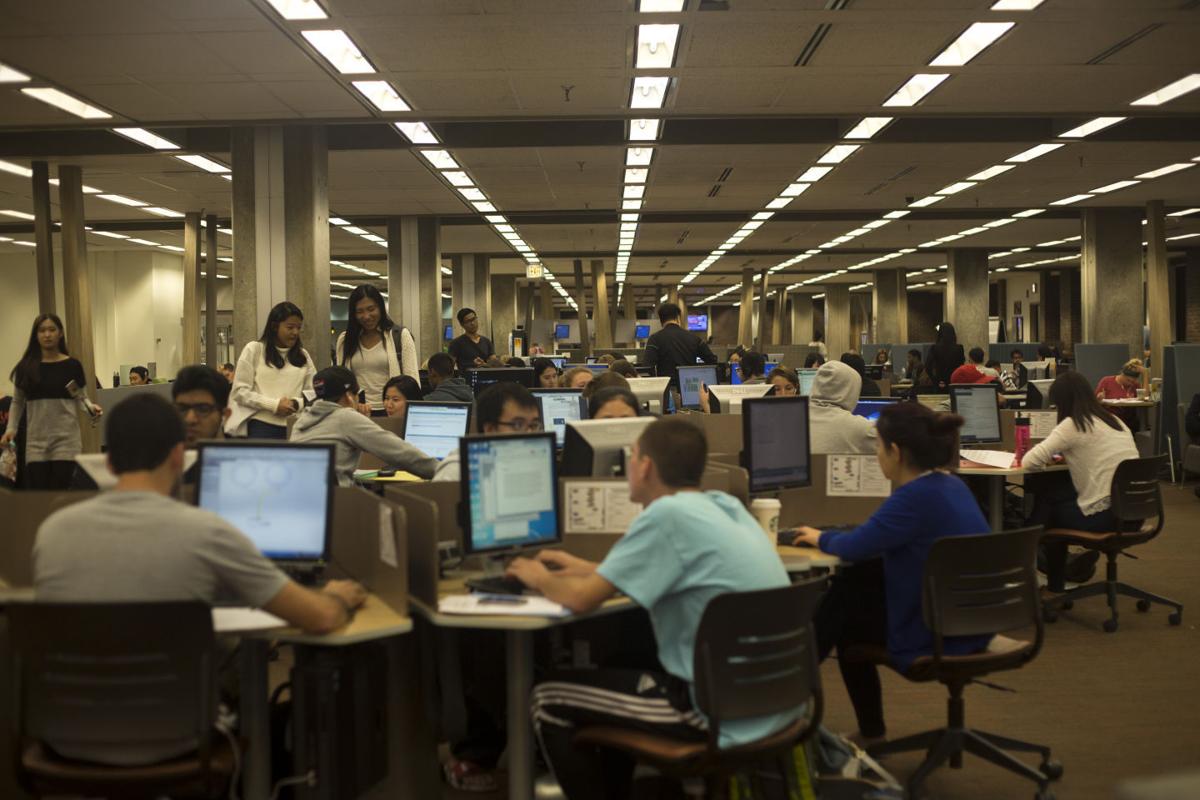 Hicks Undergraduate Library opens back up to 24 hour schedule Campus