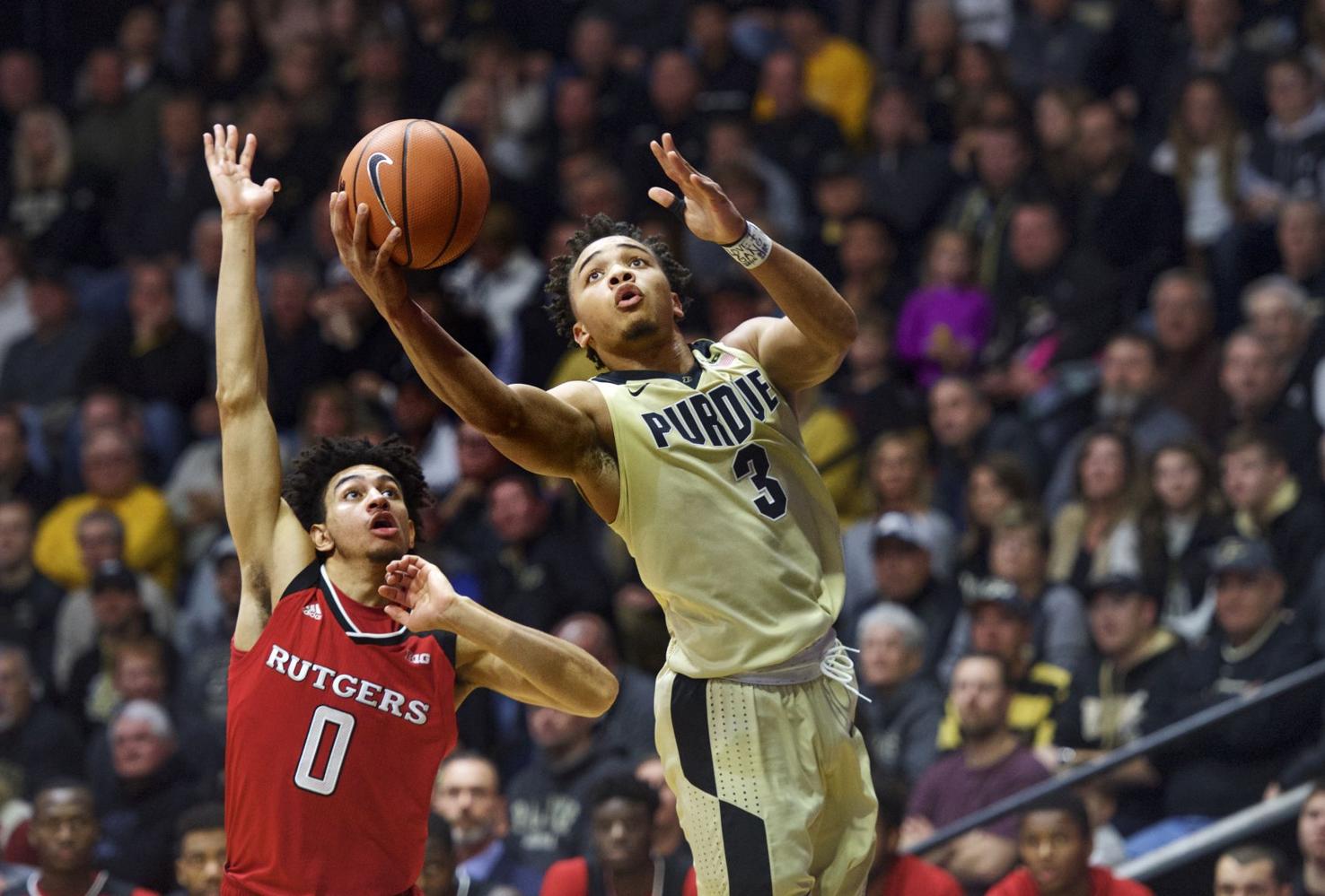 Purdue Men's Basketball Boilers rout Rutgers, 8251 Basketball