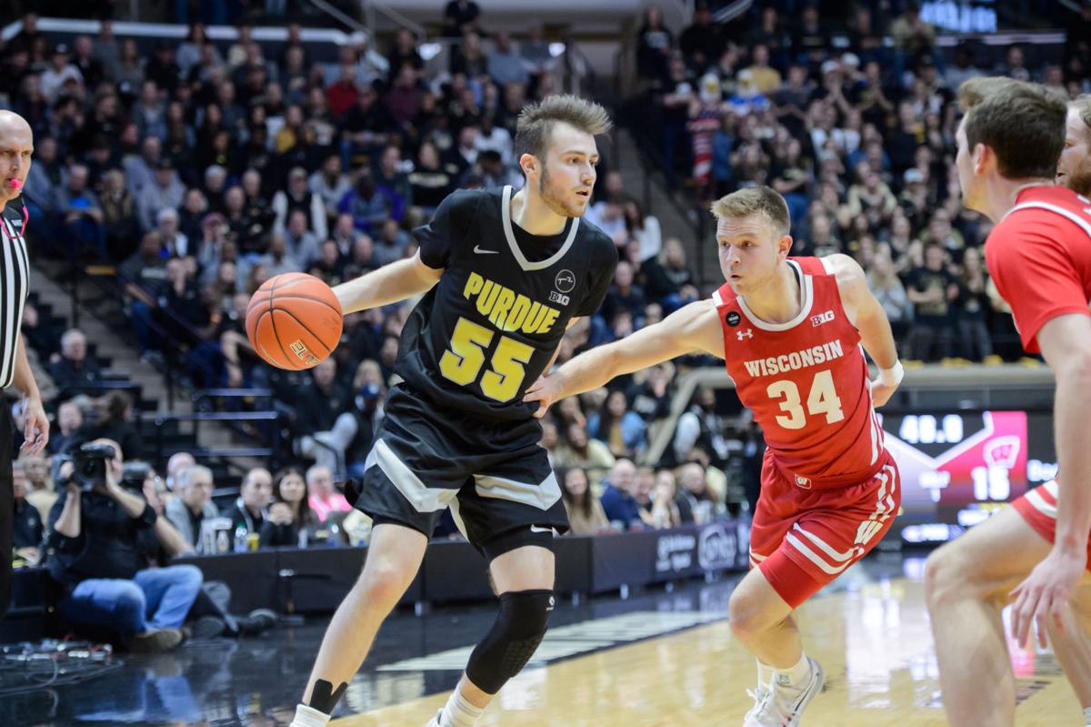 1/24/20 Wisconsin, Sasha Stefanovic, Brad Davison