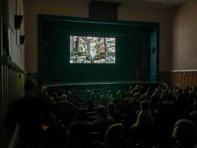 10/14/21 Frida: Viva la Vida, Attendees watch the documentary Frida: Viva la Vida