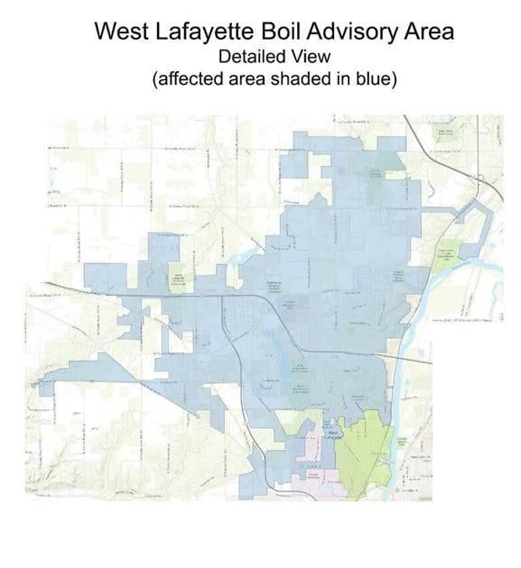 Map Of Water Main Break Westmain Area Boill Water 2022 Kalamazoo Mi