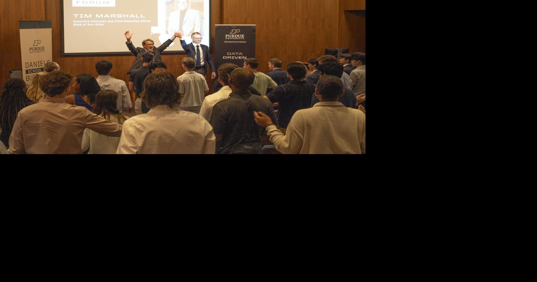 Tim Marshall advises business students on career success | Campus ...