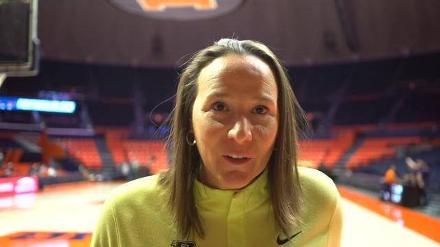 1/20/22 Illinois Postgame, Coach Katie Gearlds | Basketball |  purdueexponent.org