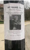Flyer insulting Adonis Tuggle posted on campus