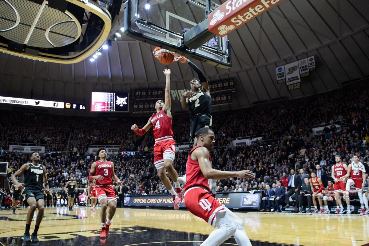 Purdue Men S Basketball Boilers Beat Rival Indiana 57 49