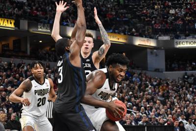 Purdue Men S Basketball Boilers Fall To Butler In Crossroads