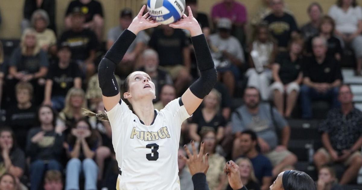 Tilly Hutton Purdue ousts Northern Kentucky in 3 sets | Volleyball | purdueexponent.org
