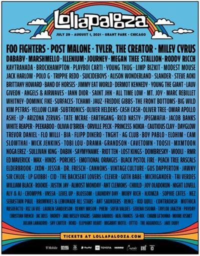 It S Official Lollapalooza Returning In 2021 Lifestyles Purdueexponent Org