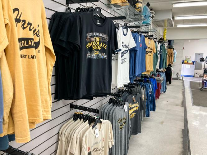 Harry's merchandise at Harry's Chocolate Shop and the University