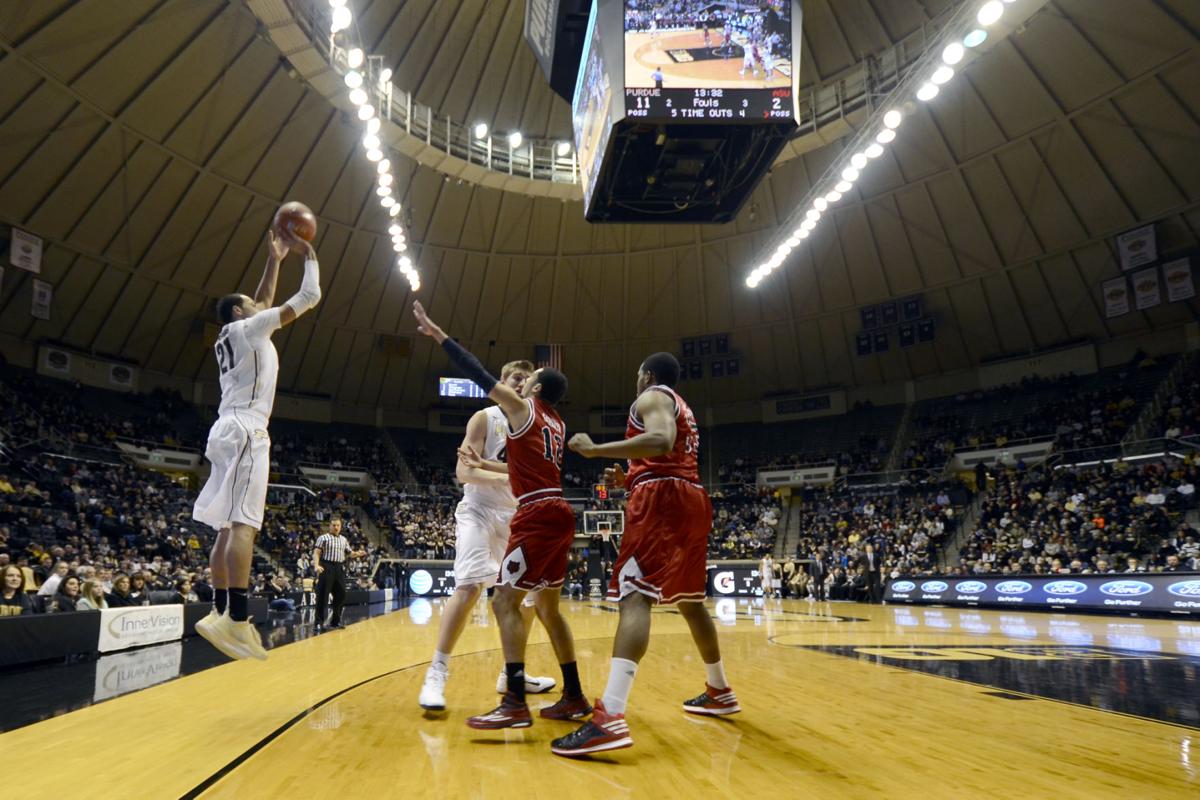 Purdue Basketball Boilers Dominate Arkansas State 87 46 Sports