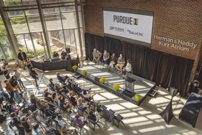 Purdue 1 Announcement panel