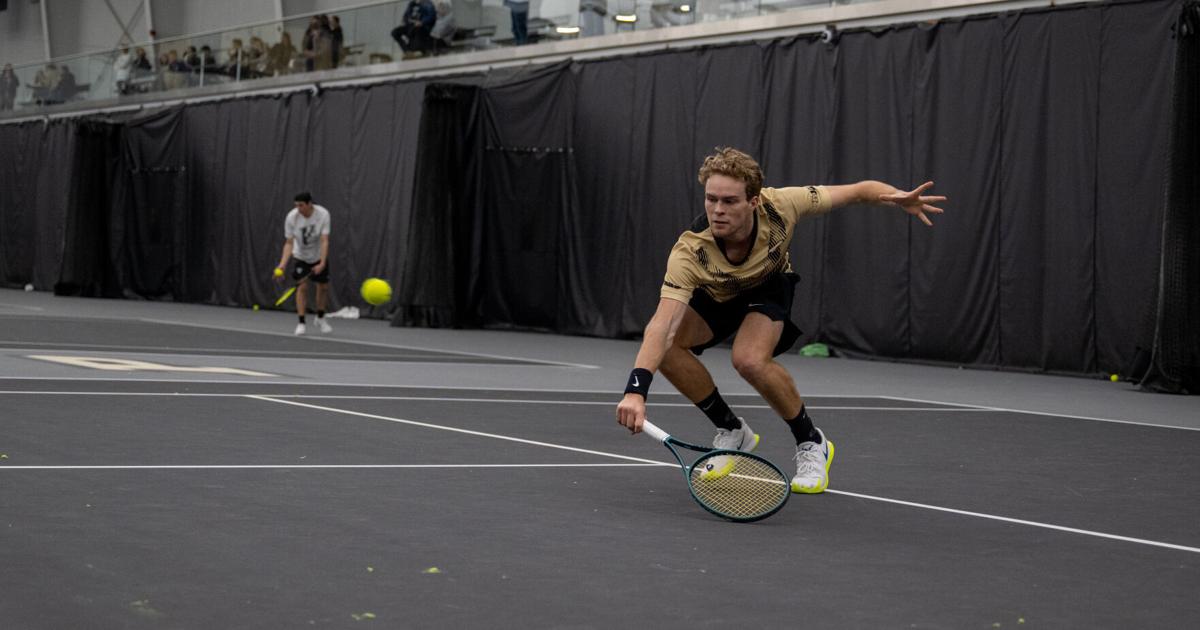 Tennis Racket Boiler Boiler tennis stumbles in final action of regular season | Men's Tennis ...