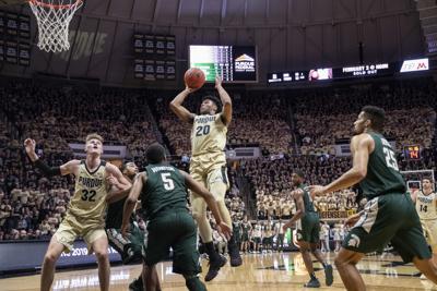 Purdue Men S Basketball Michigan State S Big Ten Win Streak Falls