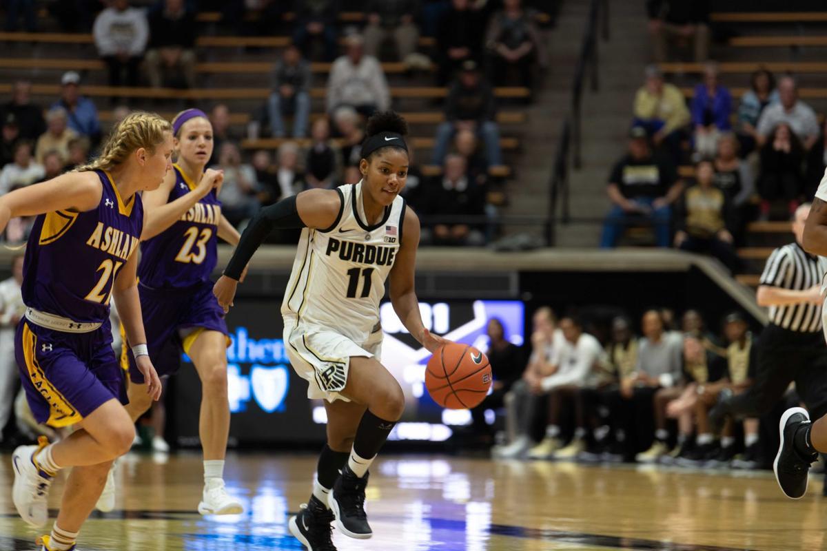Purdue Women S Basketball Boilers Defeat Ashland In Exhbition