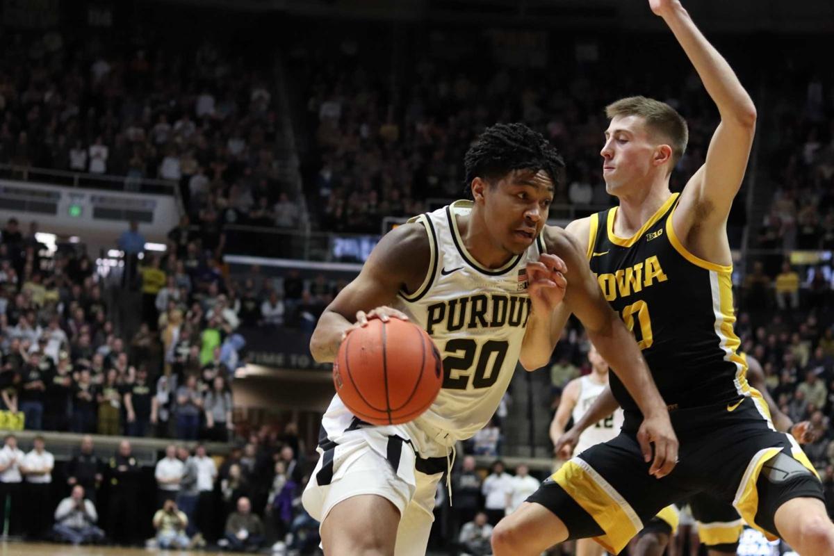 Purdue Men S Basketball Hawkeyes Down In Mackey Basketball