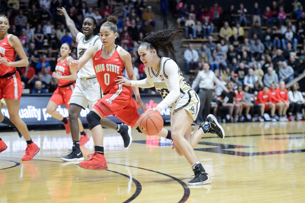 2/29/20 Ohio State, Kayana Traylor, Madison Greene