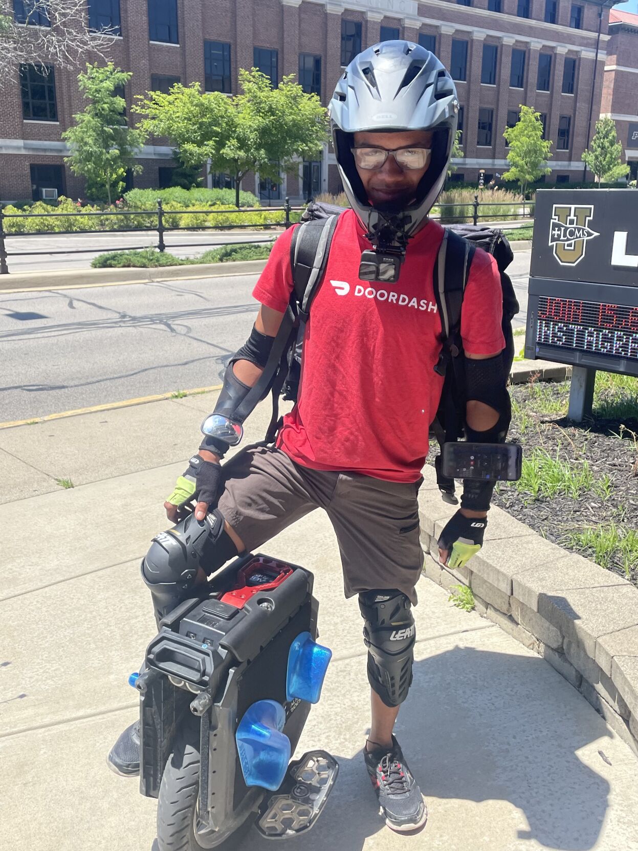 Order information of a unicycle backpack